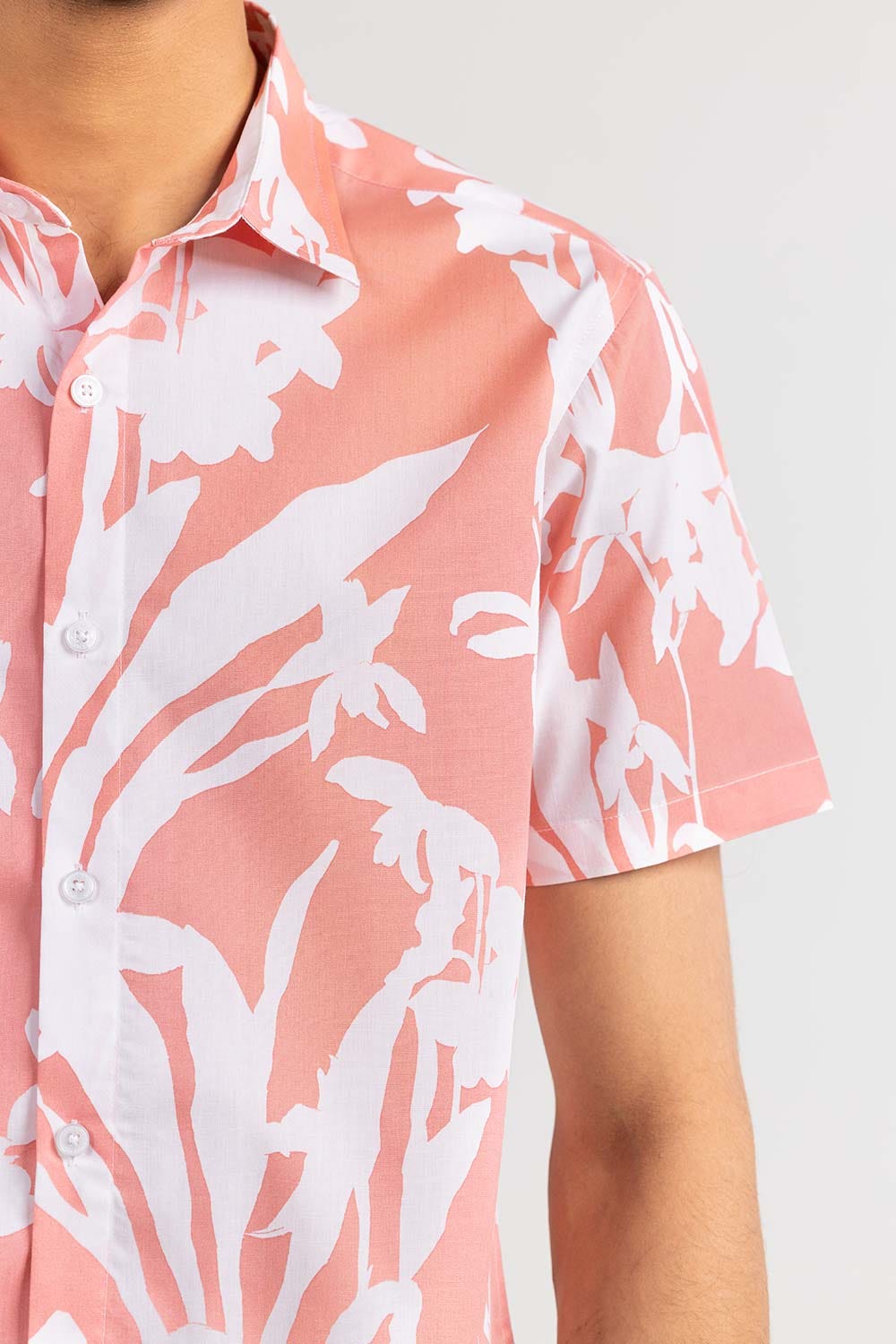 Orange Casual Shirts Printed HSS-YD22-009