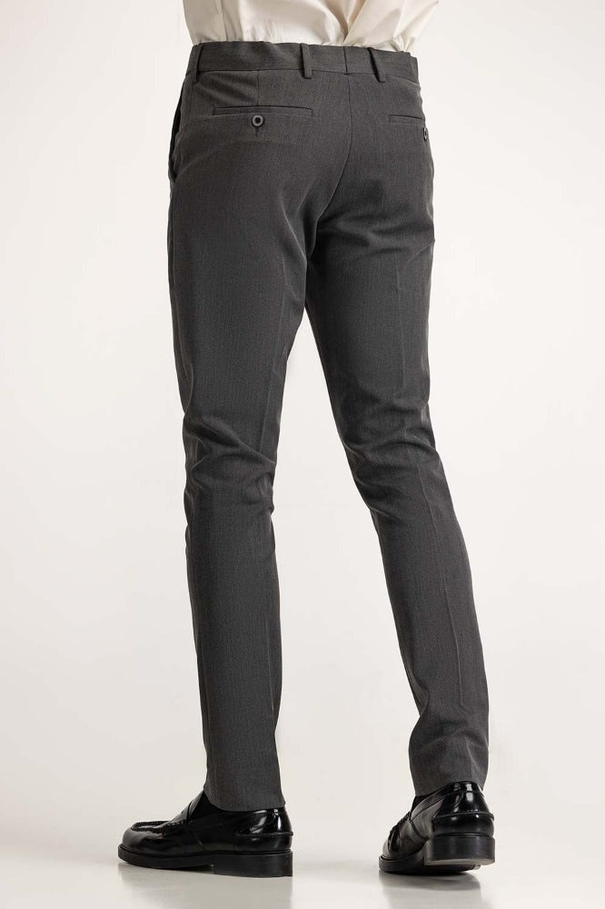 Charcoal Basic Dress Pant MN-TR-FM23-018