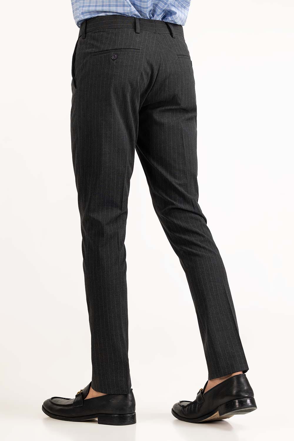 Charcoal Basic Formal Trouser MN-TR-FM23-013