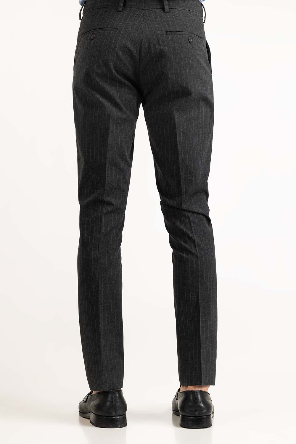 Charcoal Basic Formal Trouser MN-TR-FM23-013