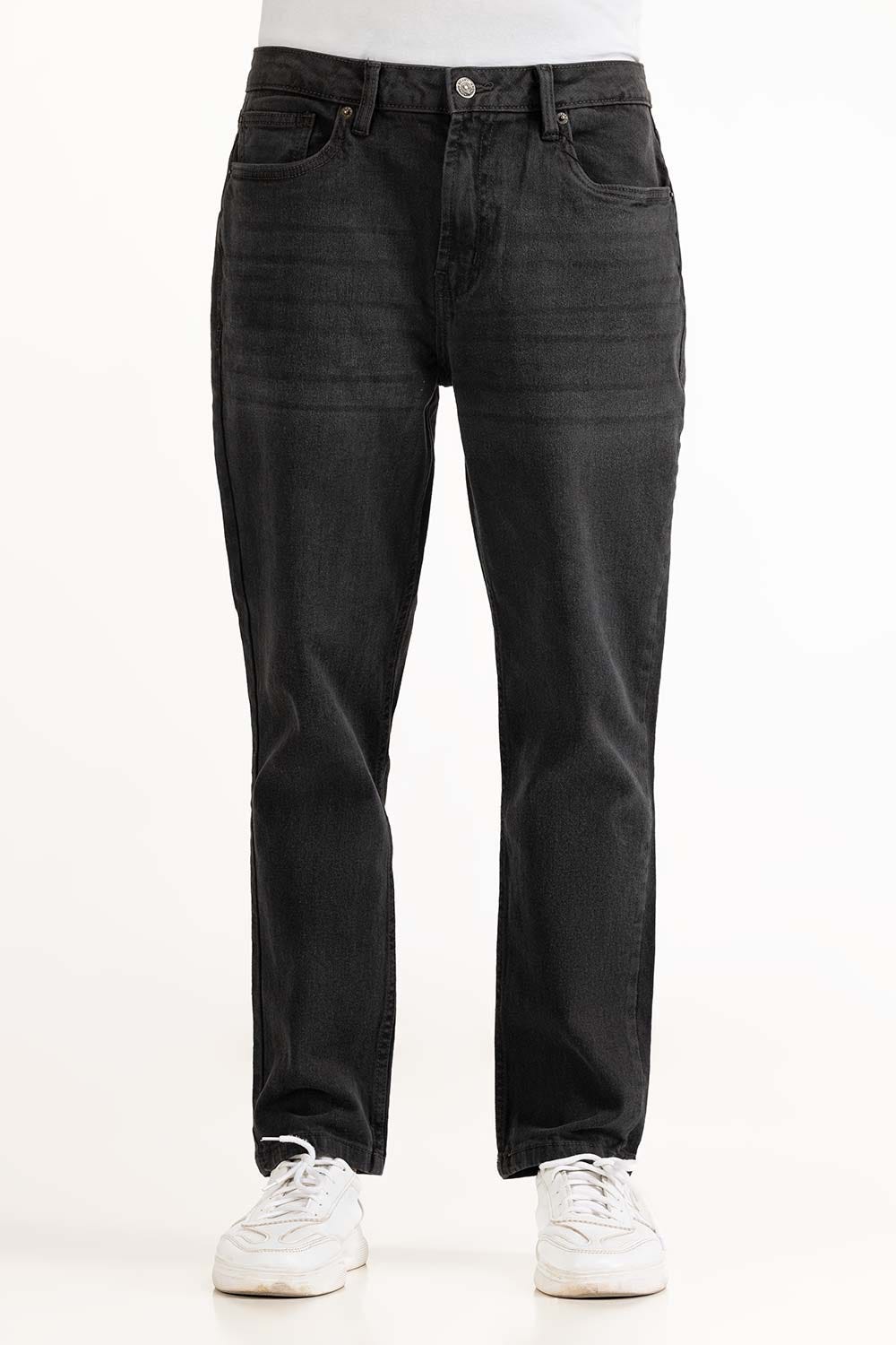 Charcoal Basic Jeans 231-121-003 B