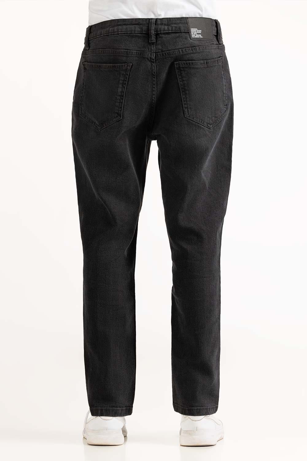 Charcoal Basic Jeans 231-121-003 B