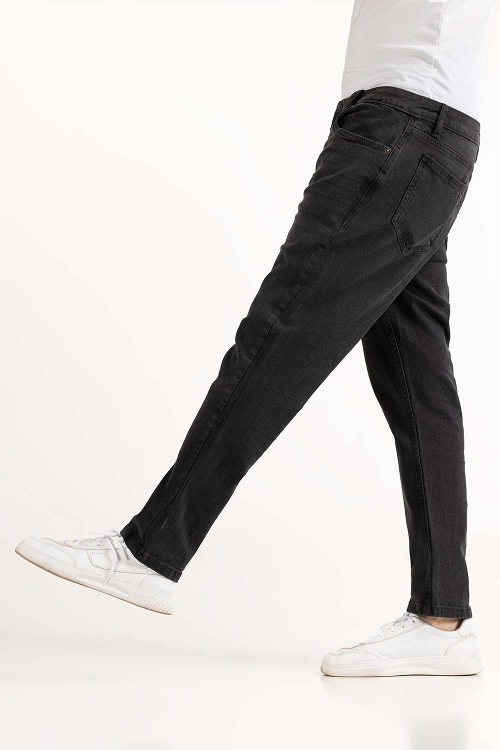 Charcoal Basic Jeans 231-121-003 B