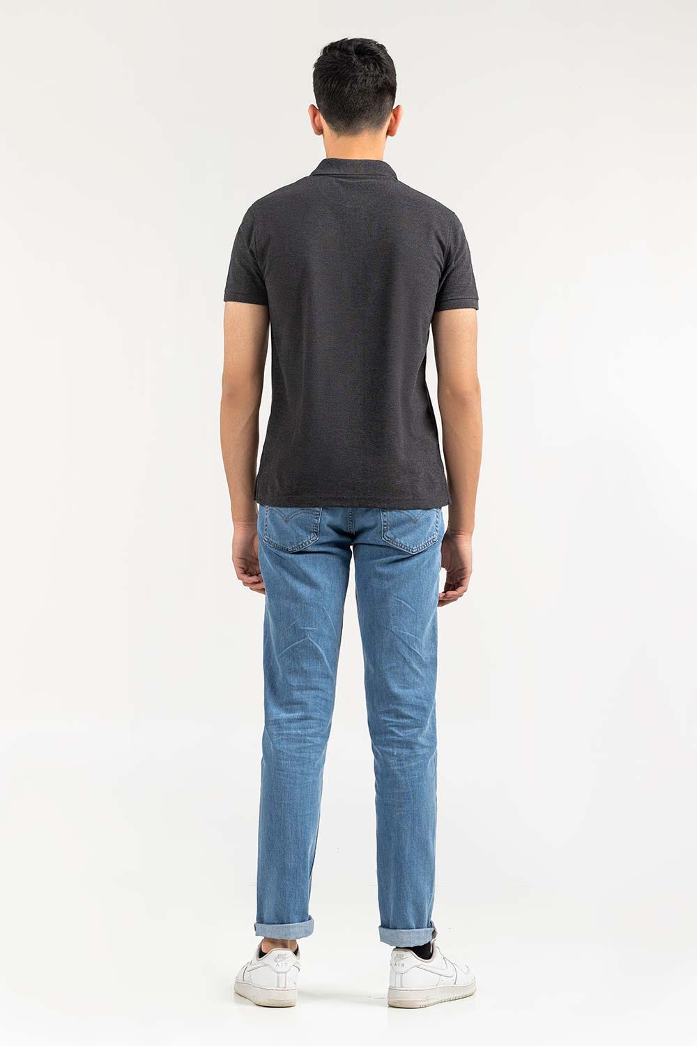 Charcoal Basic Signature Polo PKP-SB-127