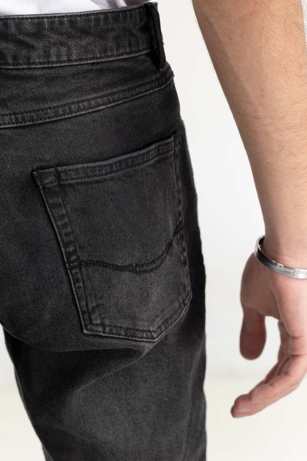 Charcoal Basic Skinny Fit Jeans 224-121-013