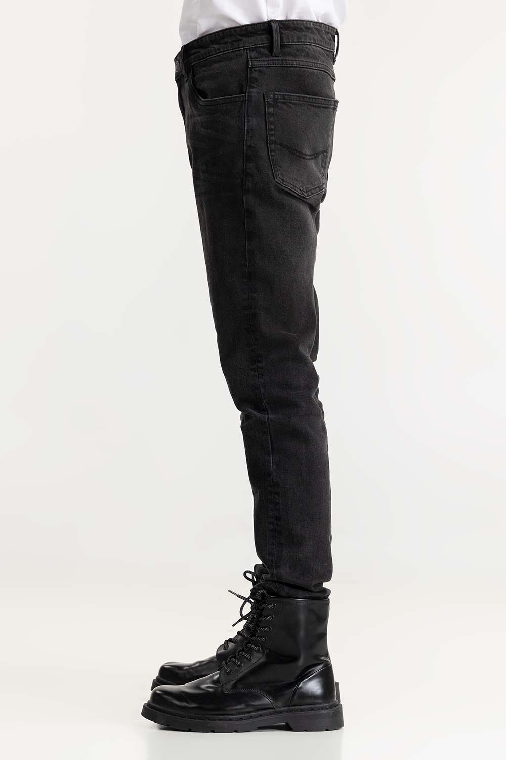 Charcoal Basic Skinny Fit Jeans 224-121-013
