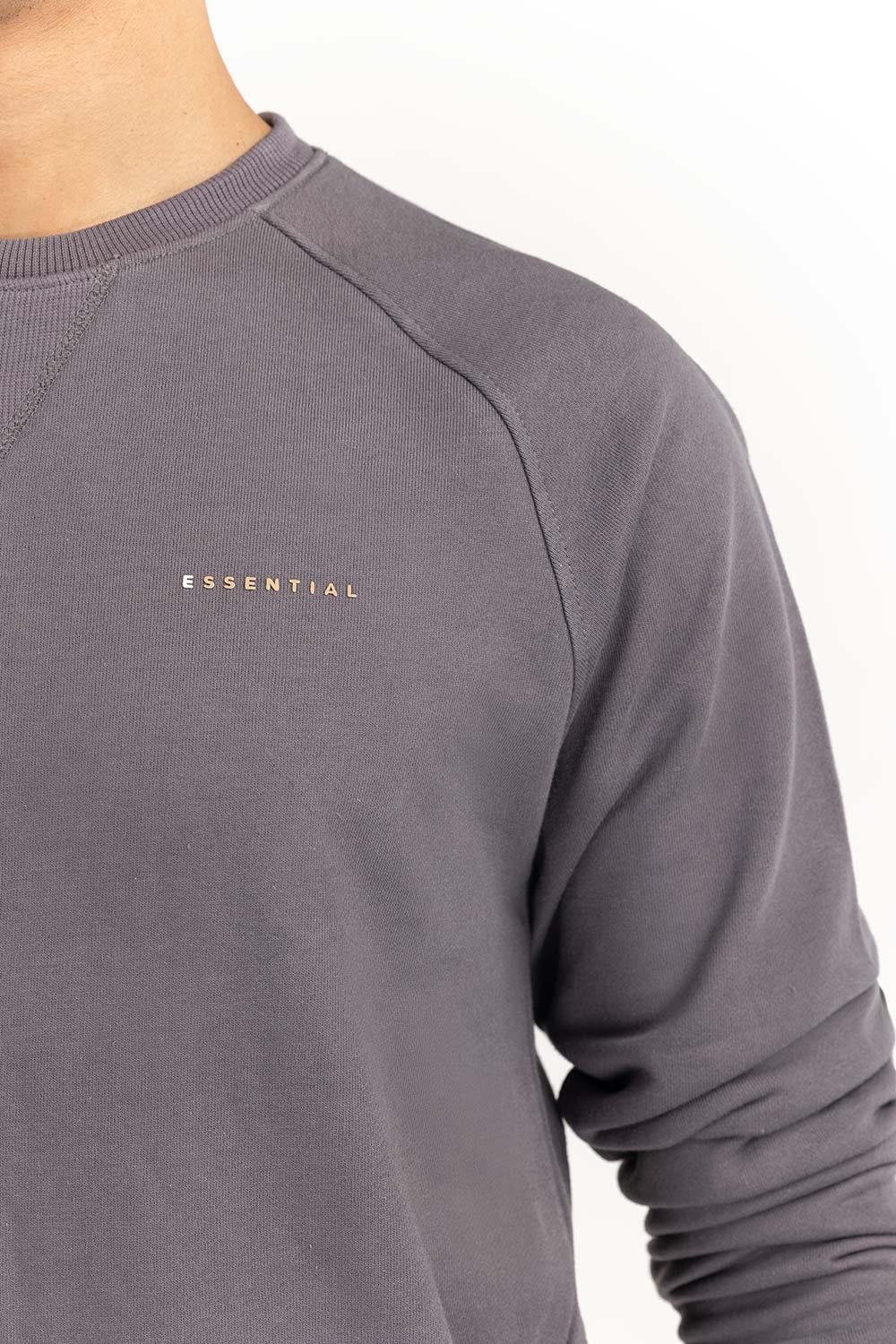 Charcoal Basic Sweat Shirt SWS-B22-004