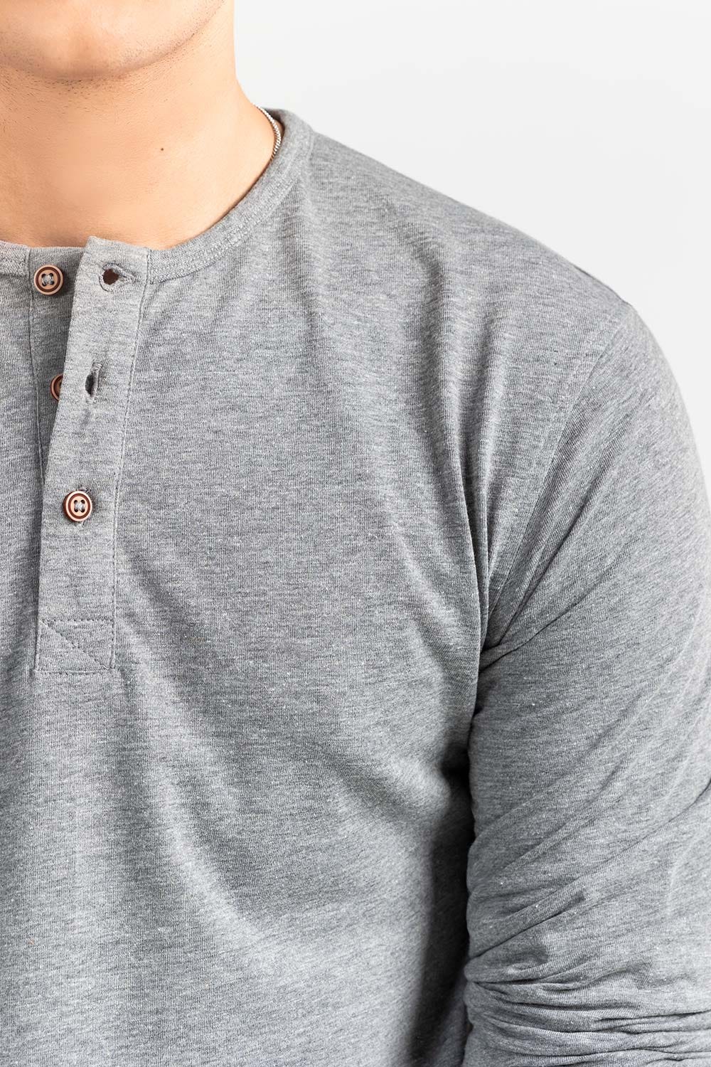 Charcoal Basic T-Shirt FS-HEN-SIG-D021