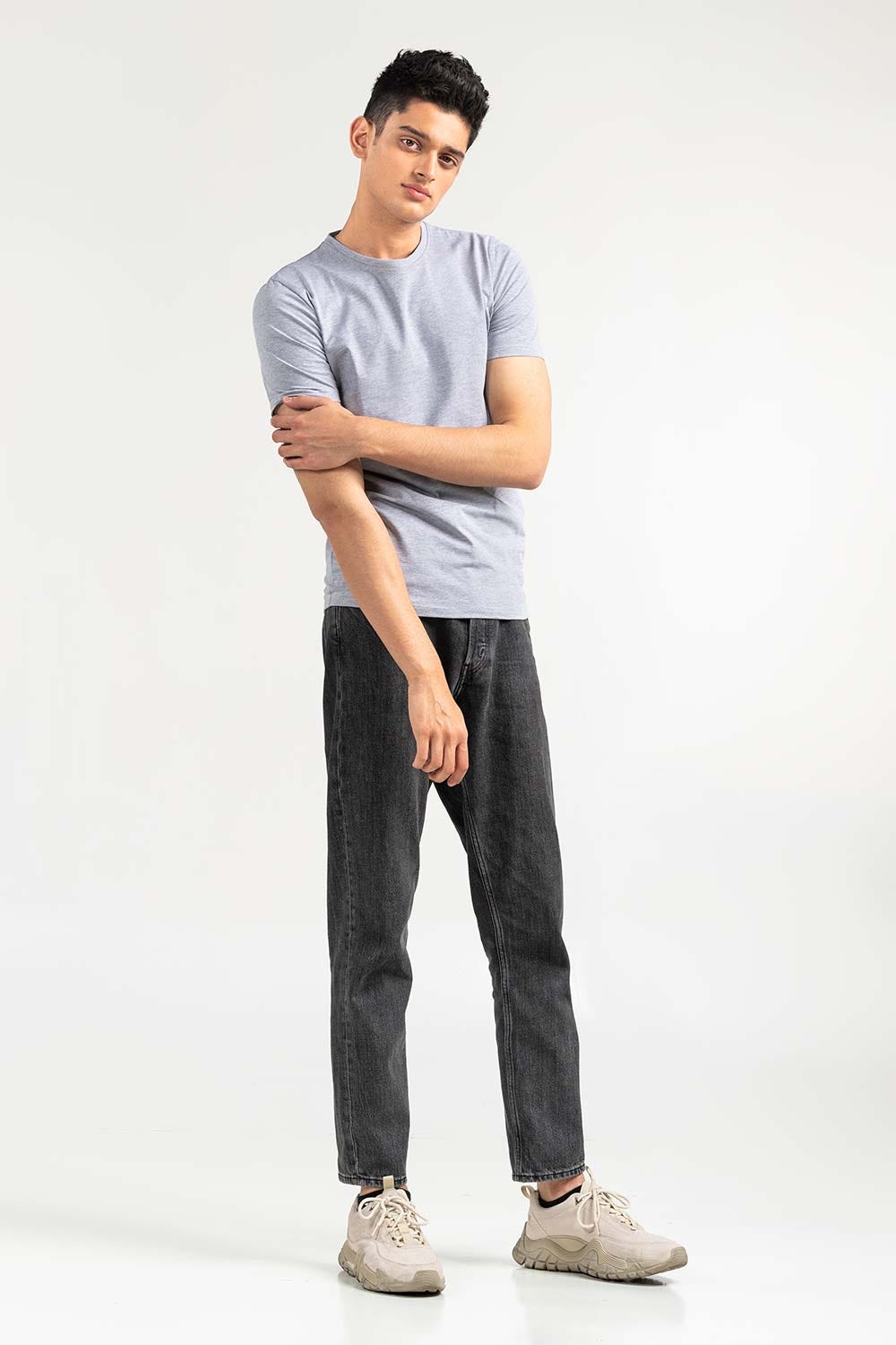 Charcoal Basic T-Shirt JCN-SIG-D049