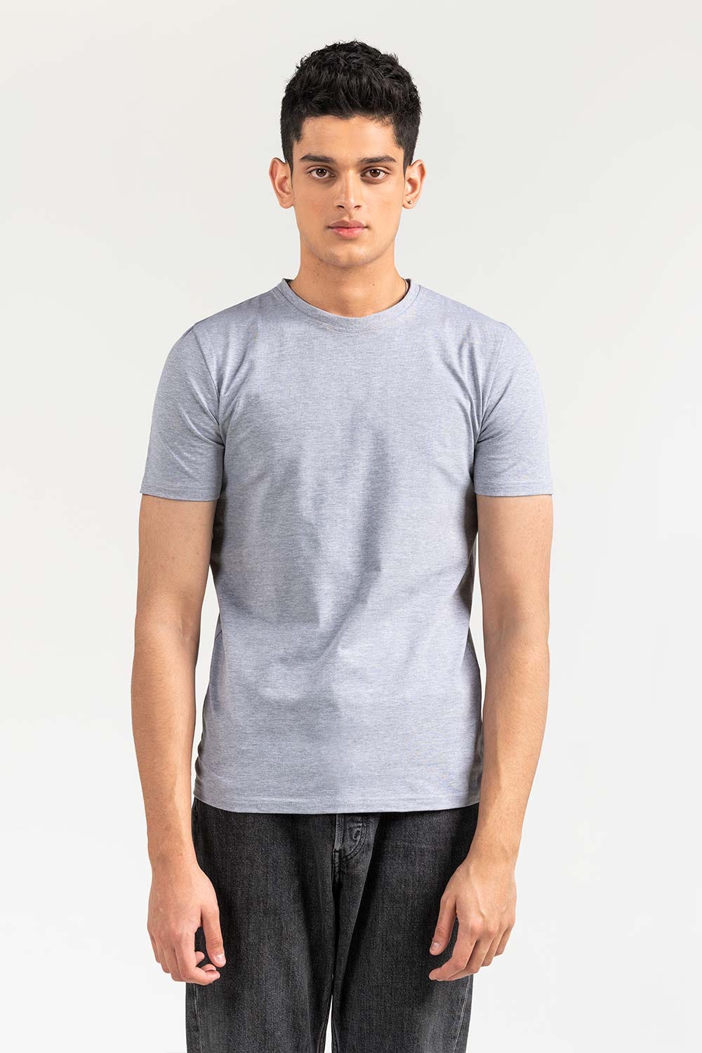 Charcoal Basic T-Shirt JCN-SIG-D049