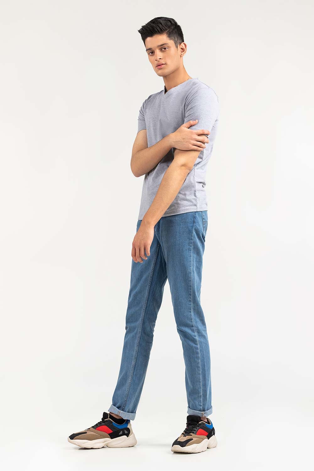 Charcoal Basic T-Shirt JVN-SIG-D045