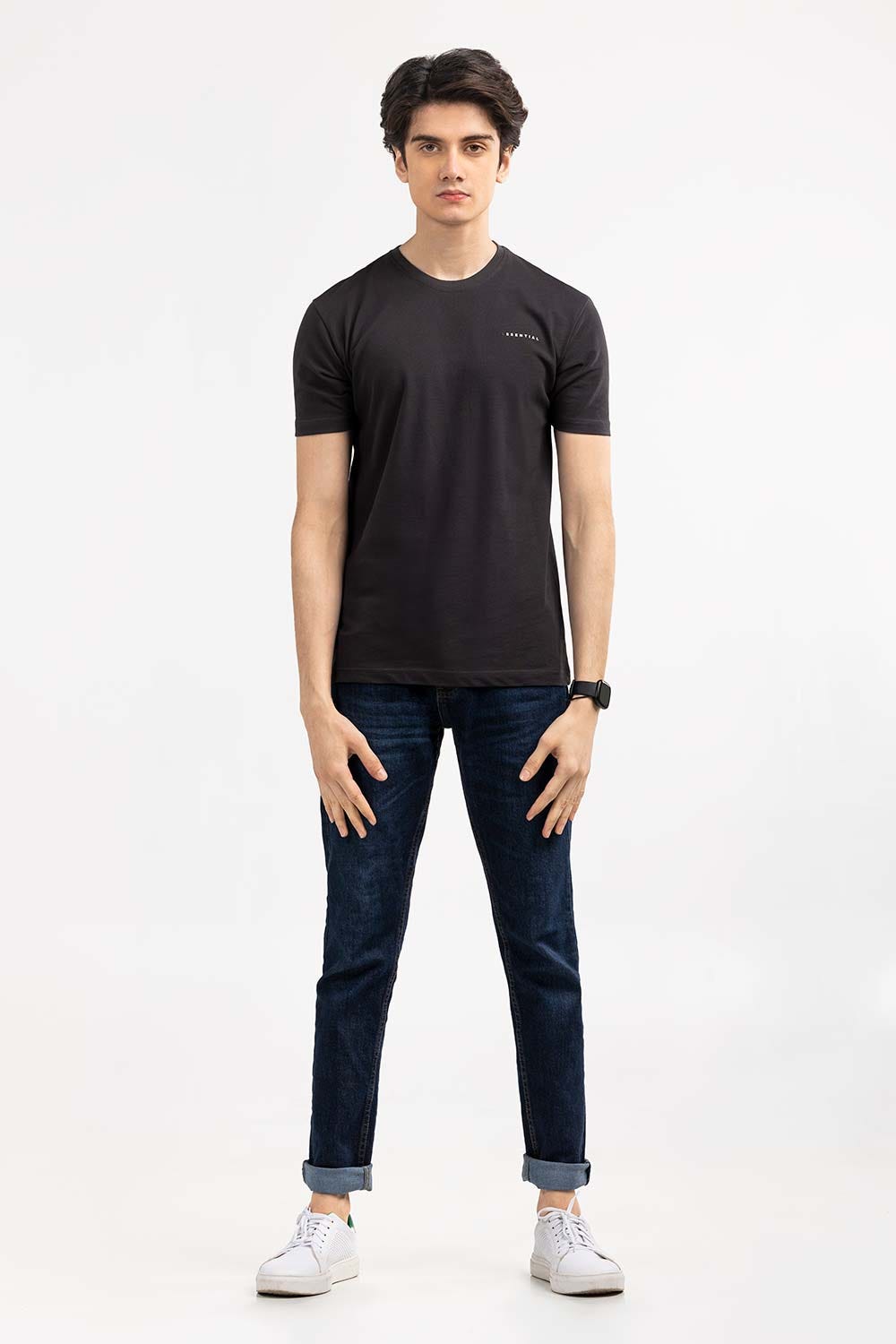 Charcoal Basic T-Shirt PK-CN-SIG-D19