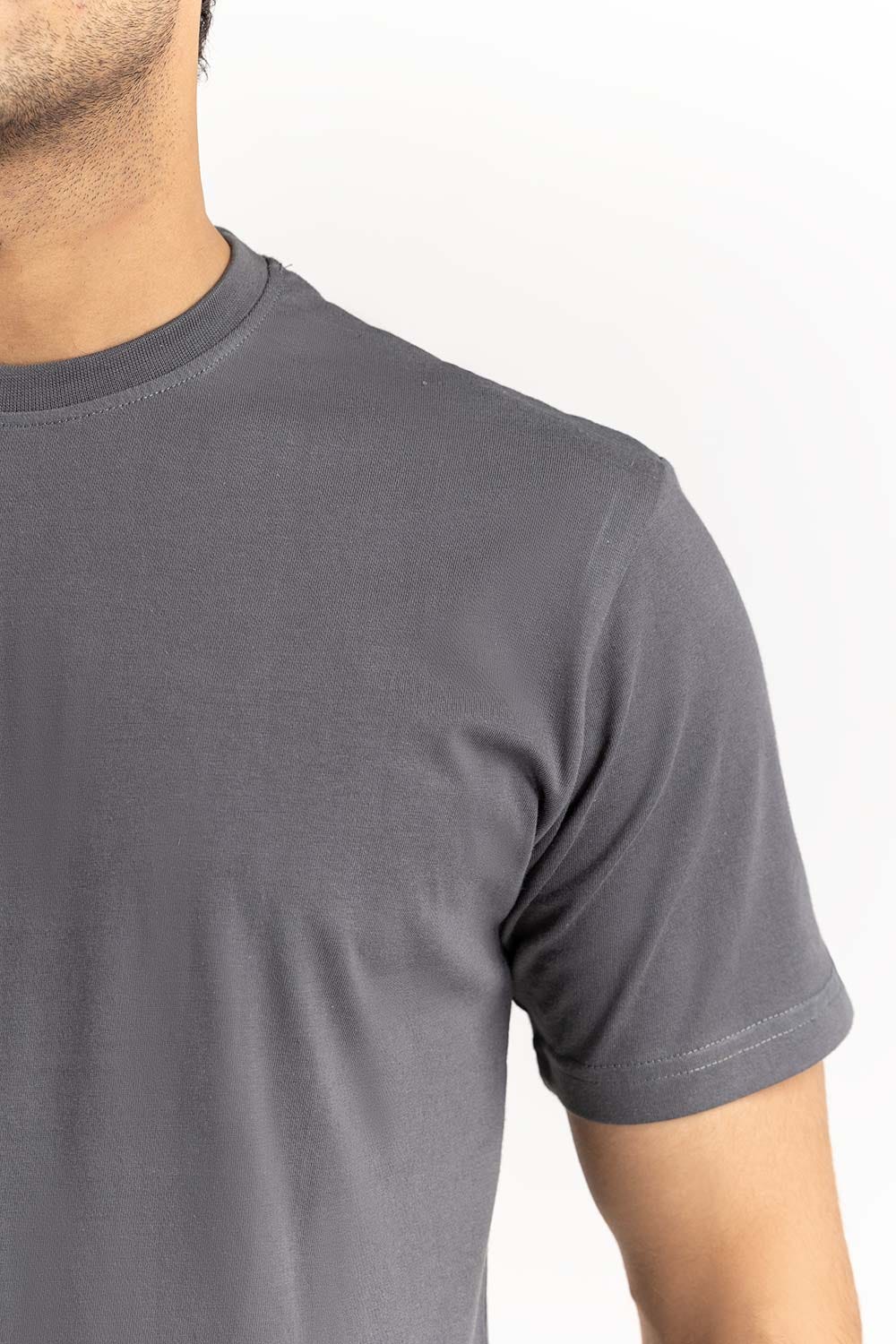 Charcoal Basic Tee LW-TS22-006