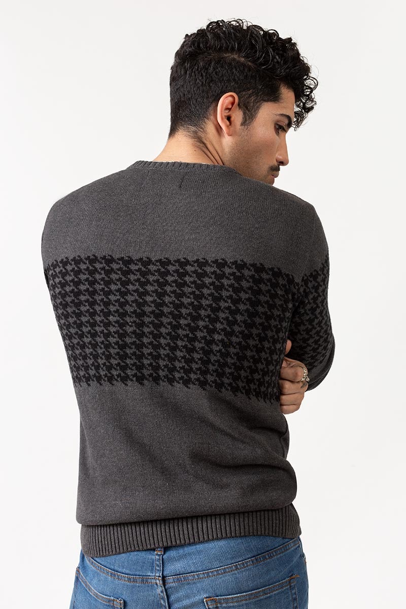 Charcoal Fashion Sweater - FS-SWT-FD-143-01