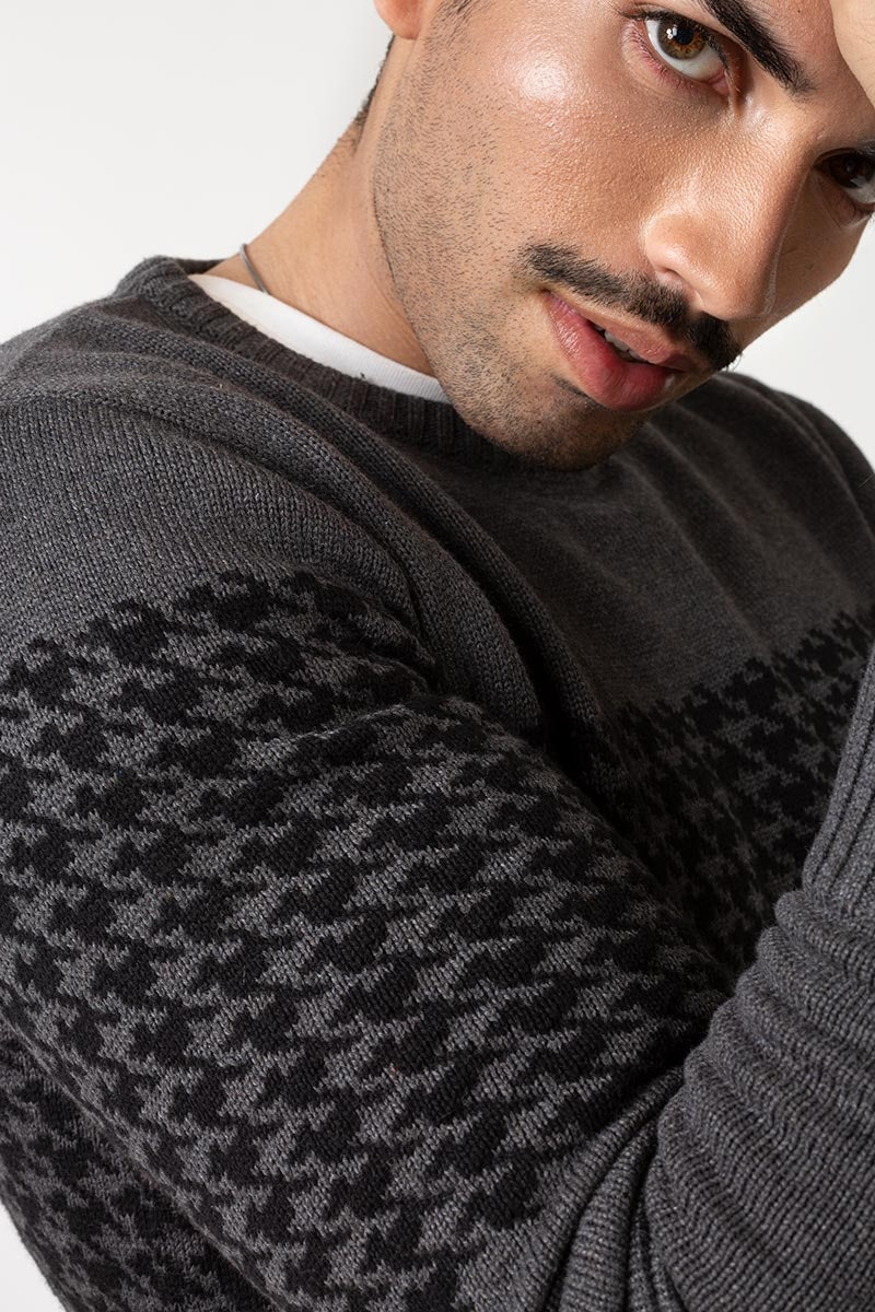 Charcoal Fashion Sweater - FS-SWT-FD-143-01