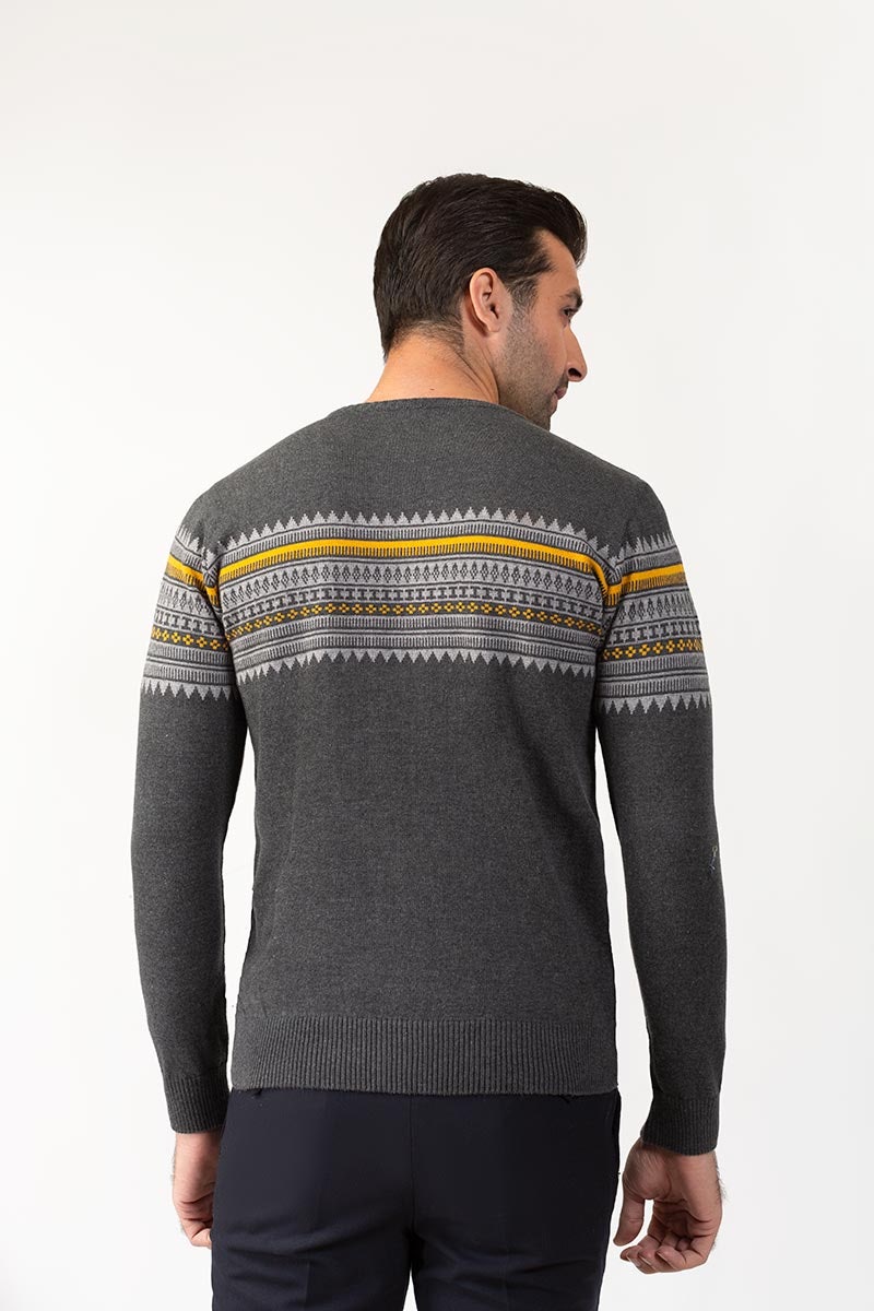 Charcoal Fashion Sweater FS-SWT-FD-264-01