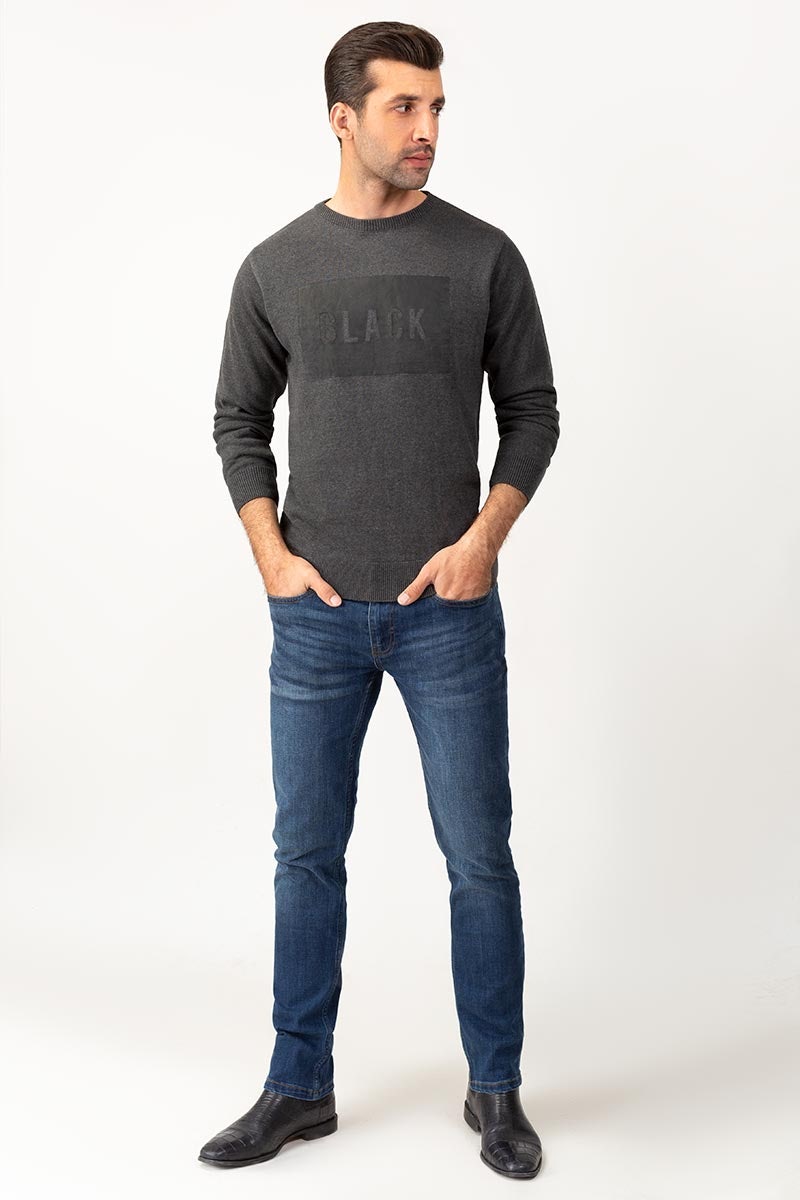 Charcoal Fashion Sweater FS-SWT-FD-271-01