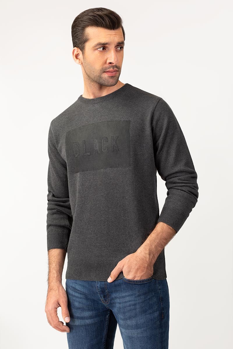 Charcoal Fashion Sweater FS-SWT-FD-271-01