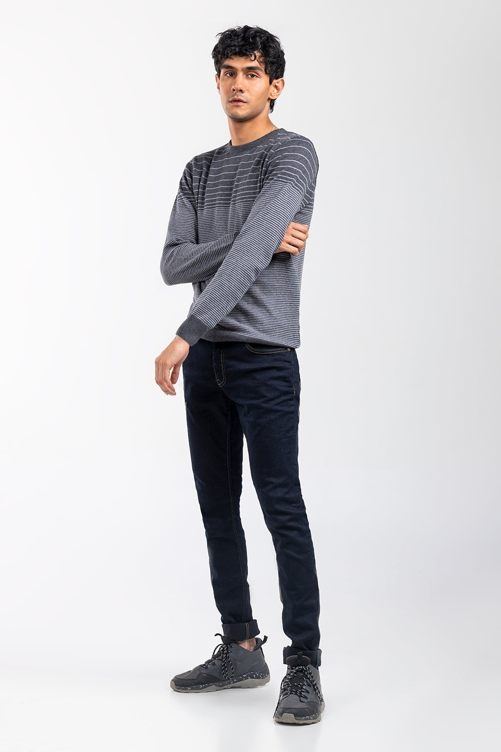 Charcoal Fashion Sweater FS-SWT-FD-344-01