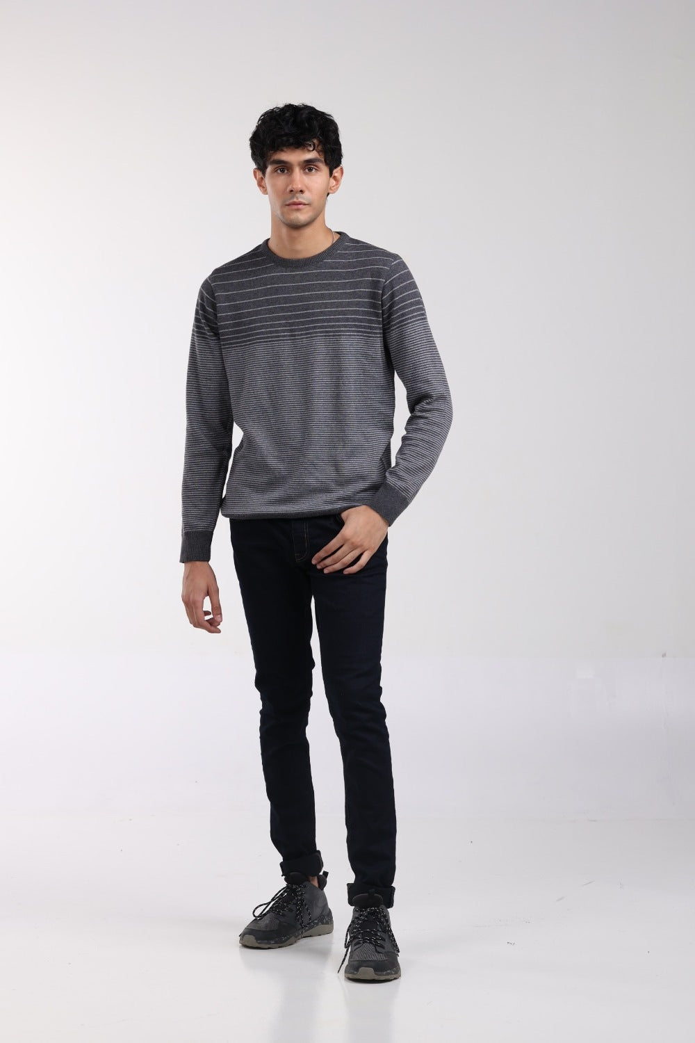 Charcoal Fashion Sweater FS-SWT-FD-344-01