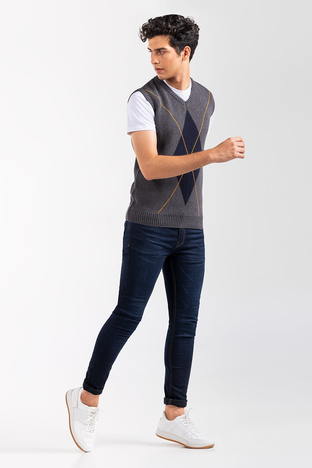 Charcoal Fashion Sweater SL-SWT-FD-28-01