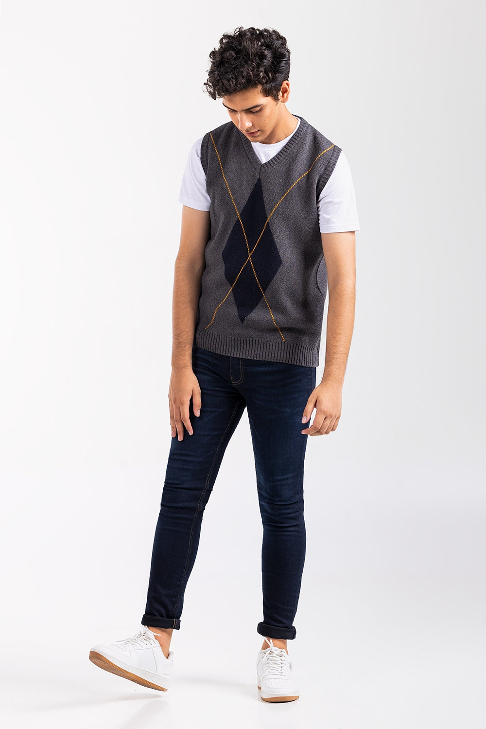 Charcoal Fashion Sweater SL-SWT-FD-28-01