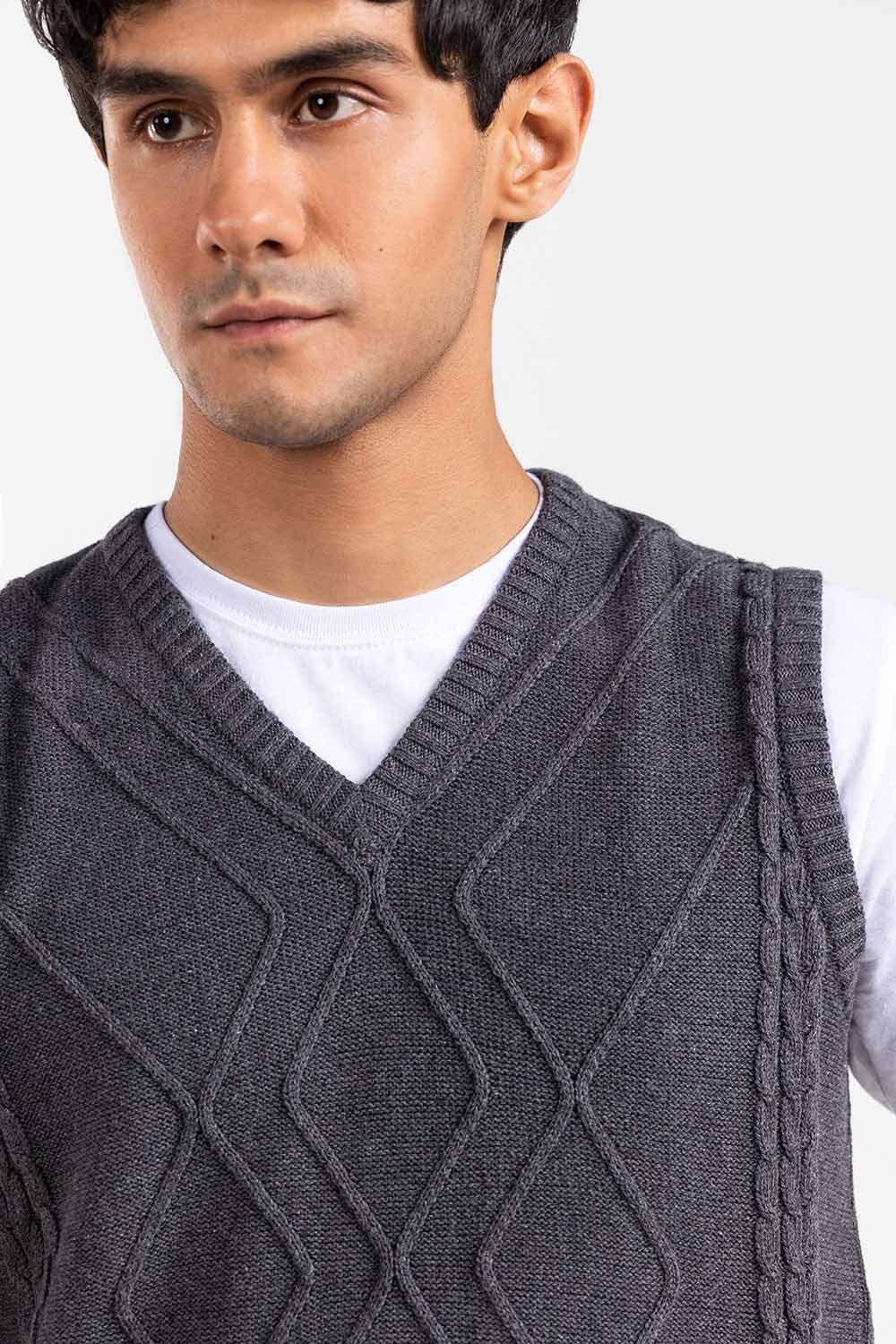 Charcoal Fashion Sweater SL-SWT-FD-30-01