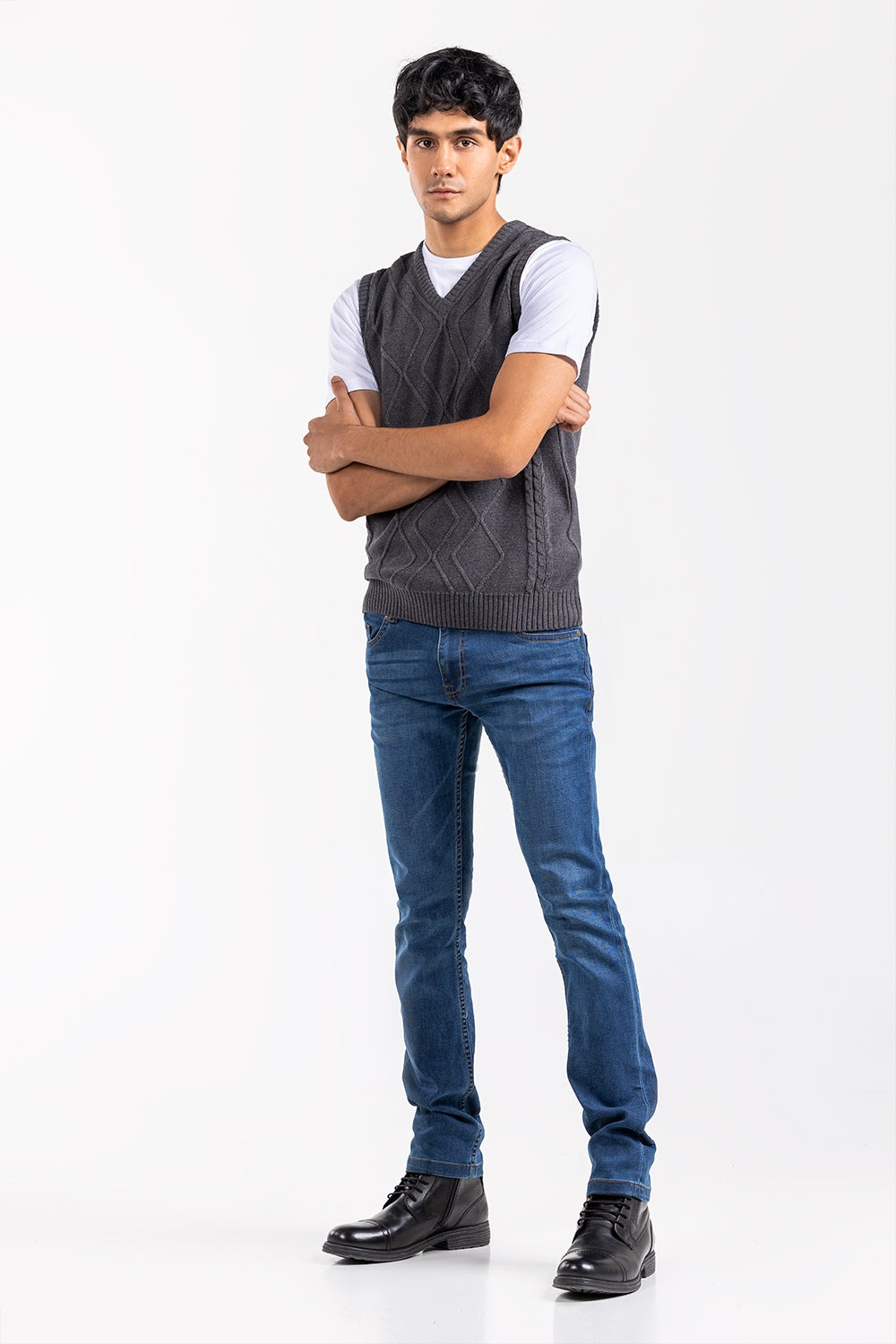 Charcoal Fashion Sweater SL-SWT-FD-30-01