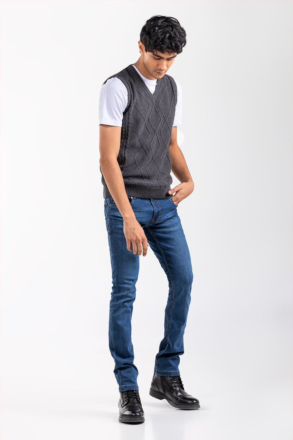 Charcoal Fashion Sweater SL-SWT-FD-30-01