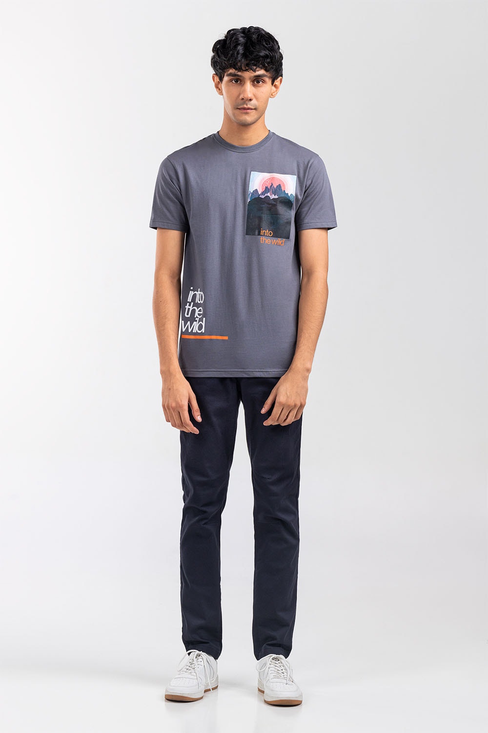 Charcoal Fashion T-Shirt JGP-URB-D251-01