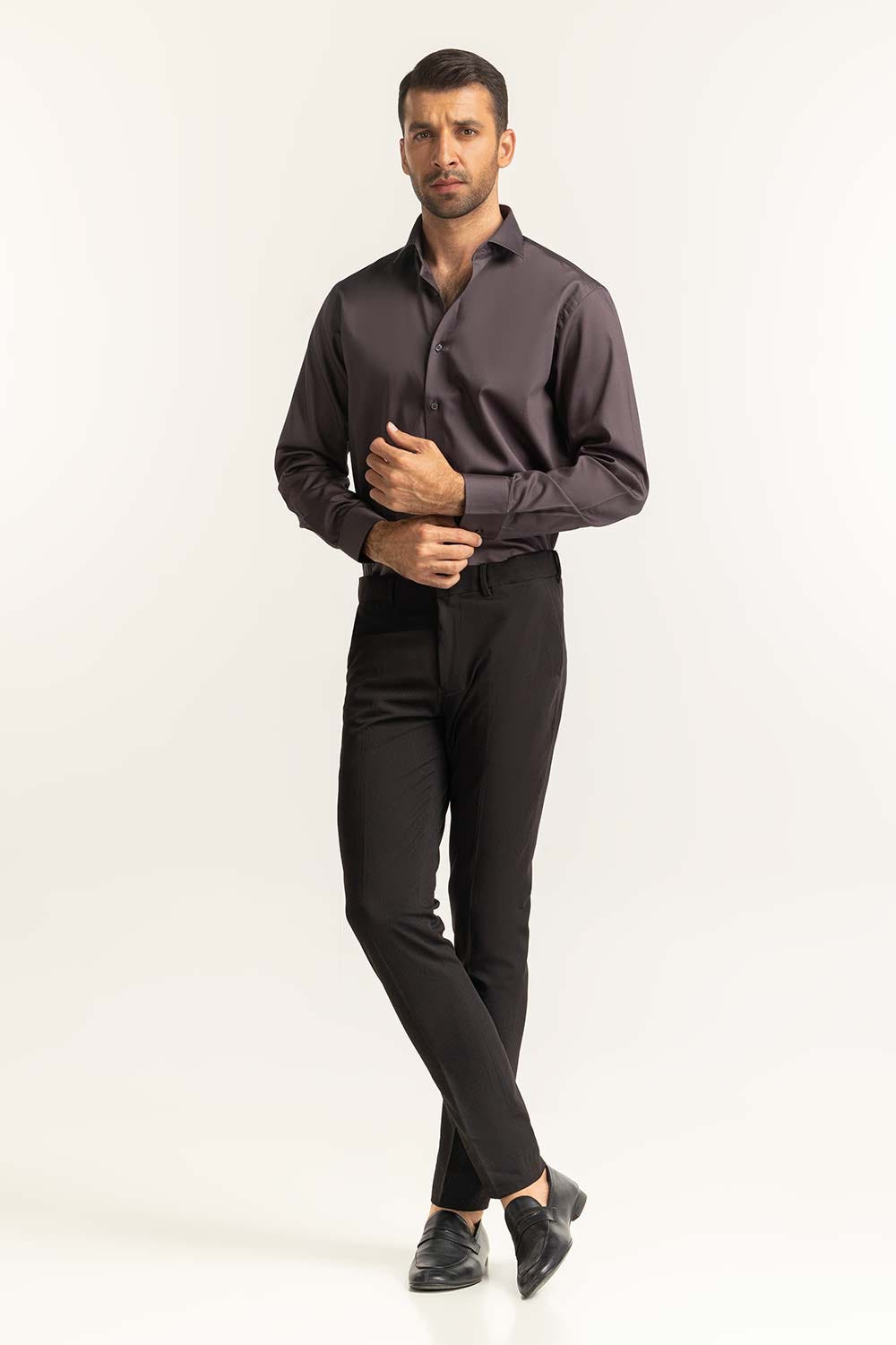 Charcoal Formal Shirt MN-FS-PD24-125