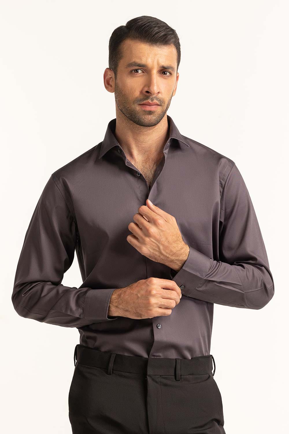 Charcoal Formal Shirt MN-FS-PD24-125