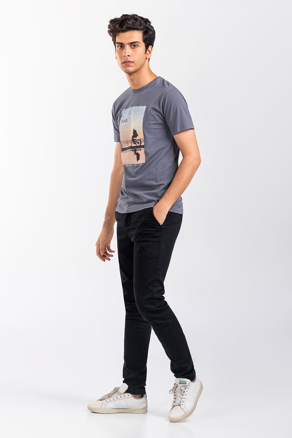 Charcoal Graphic Tee JGP-URB-D245-02