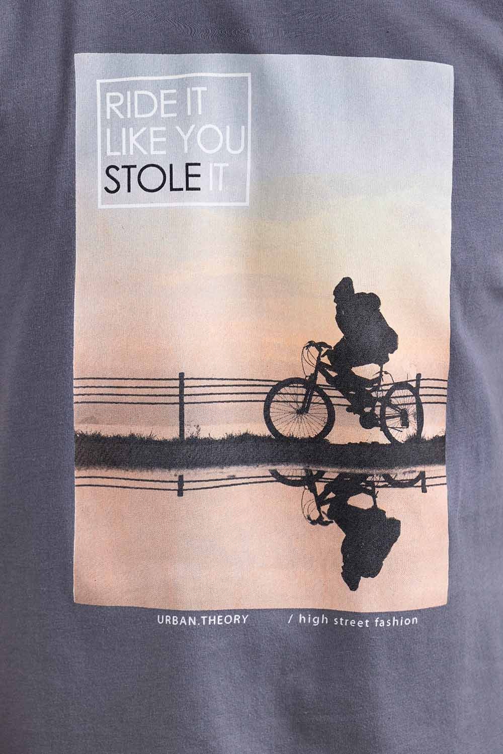 Charcoal Graphic Tee JGP-URB-D245-02