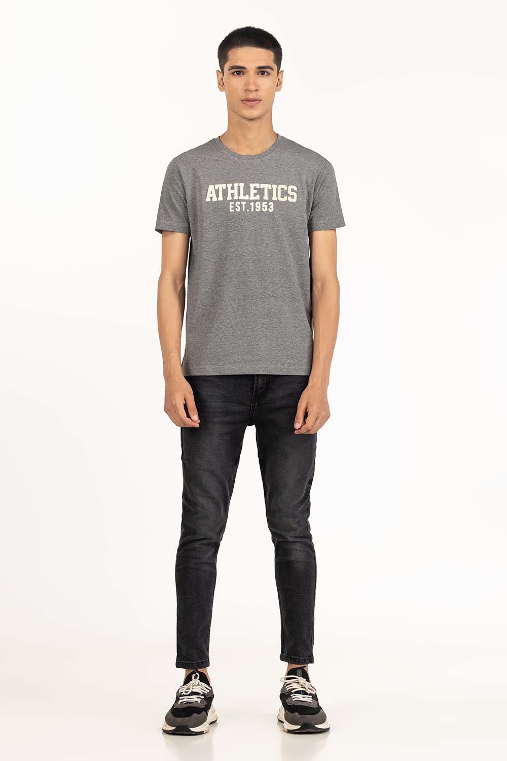 Charcoal Graphic Tee TS-CNSJ23-276