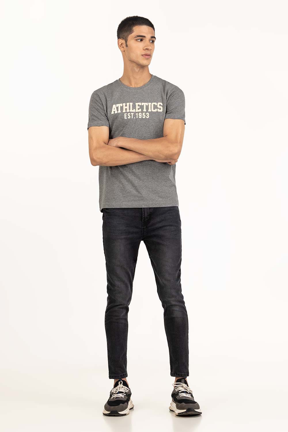 Charcoal Graphic Tee TS-CNSJ23-276