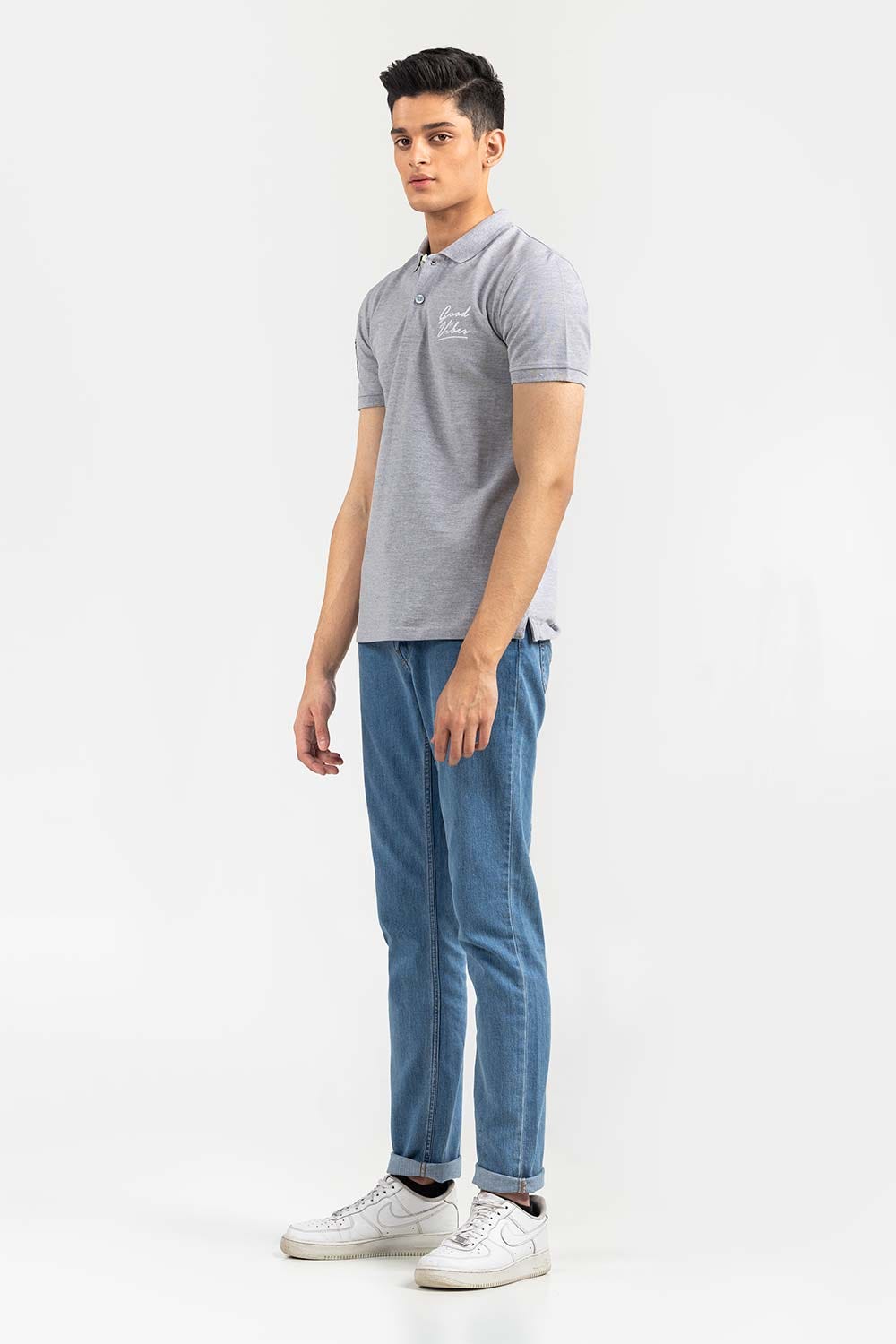 Charcoal Sport Polo PKP-SP-115