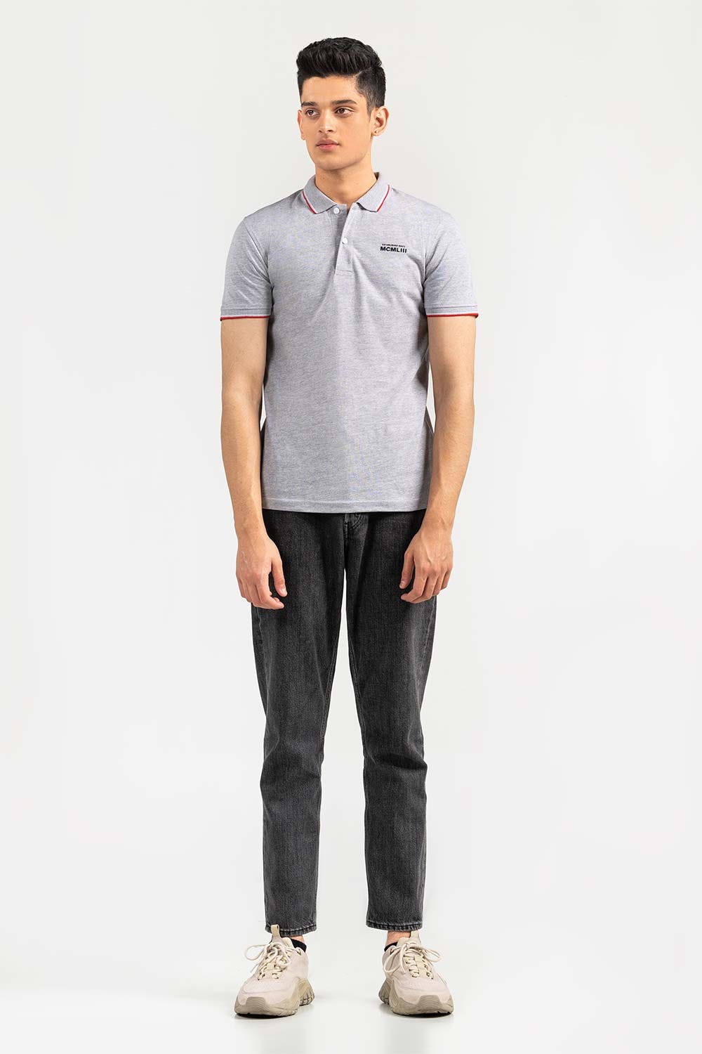 Charcoal Sport Polo SJP-SP-11