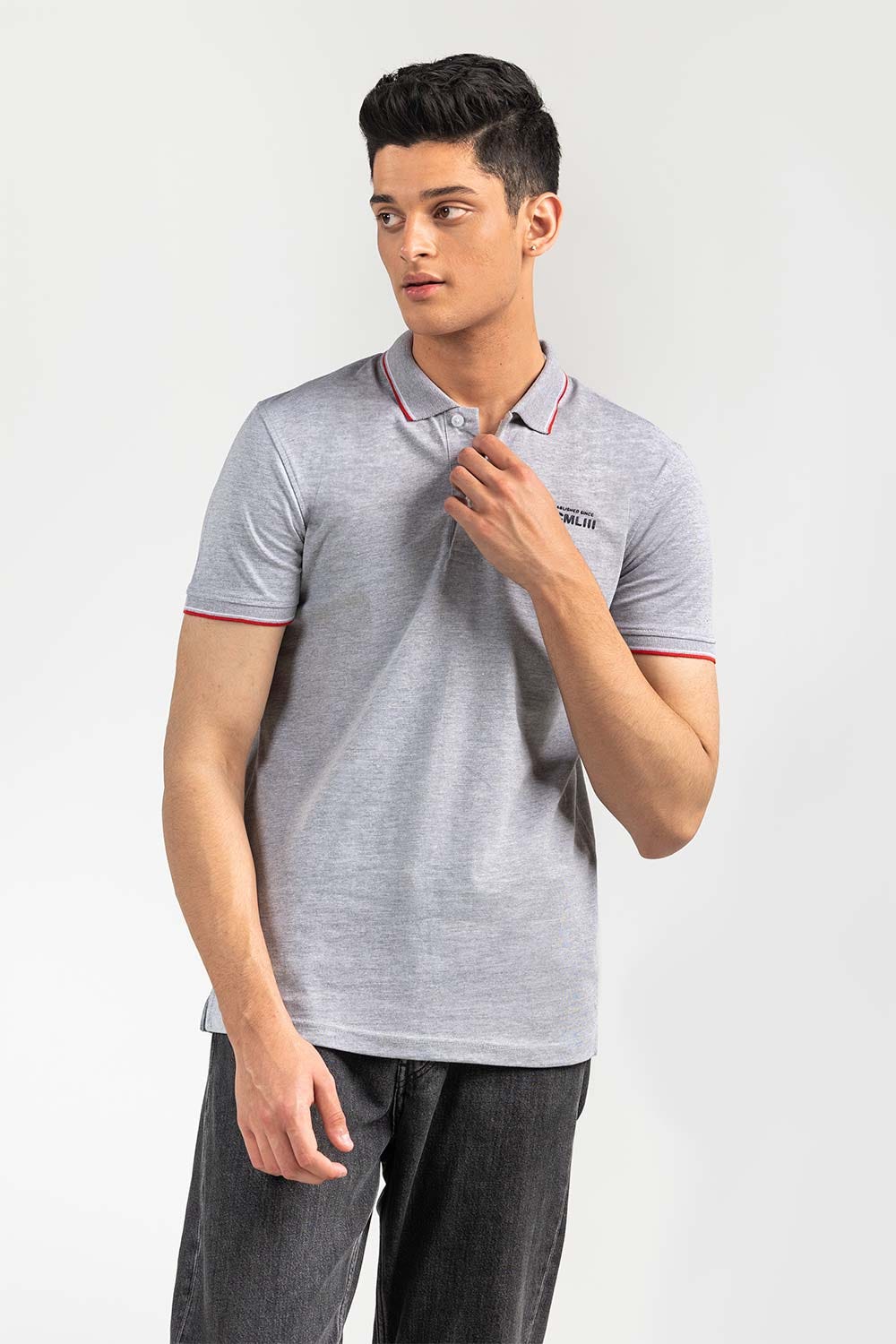 Charcoal Sport Polo SJP-SP-11