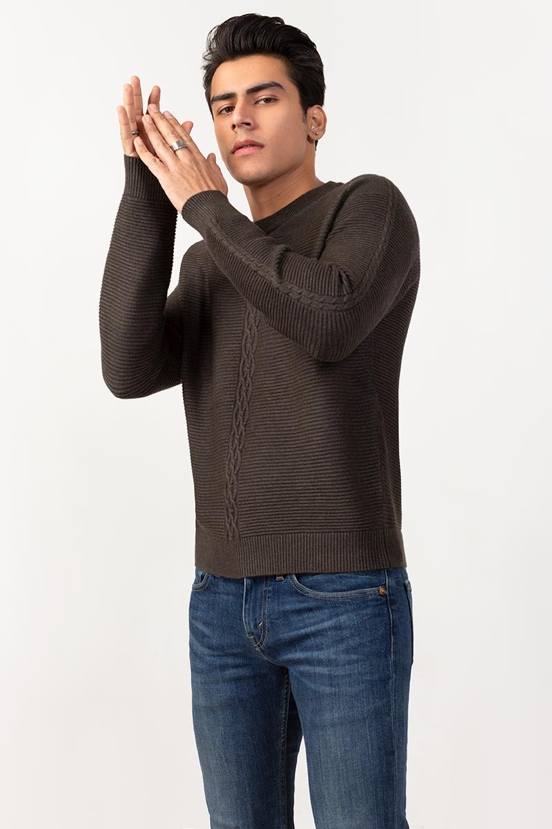 Charcoal Sweater FS-SWT-VPN-FD-238-01