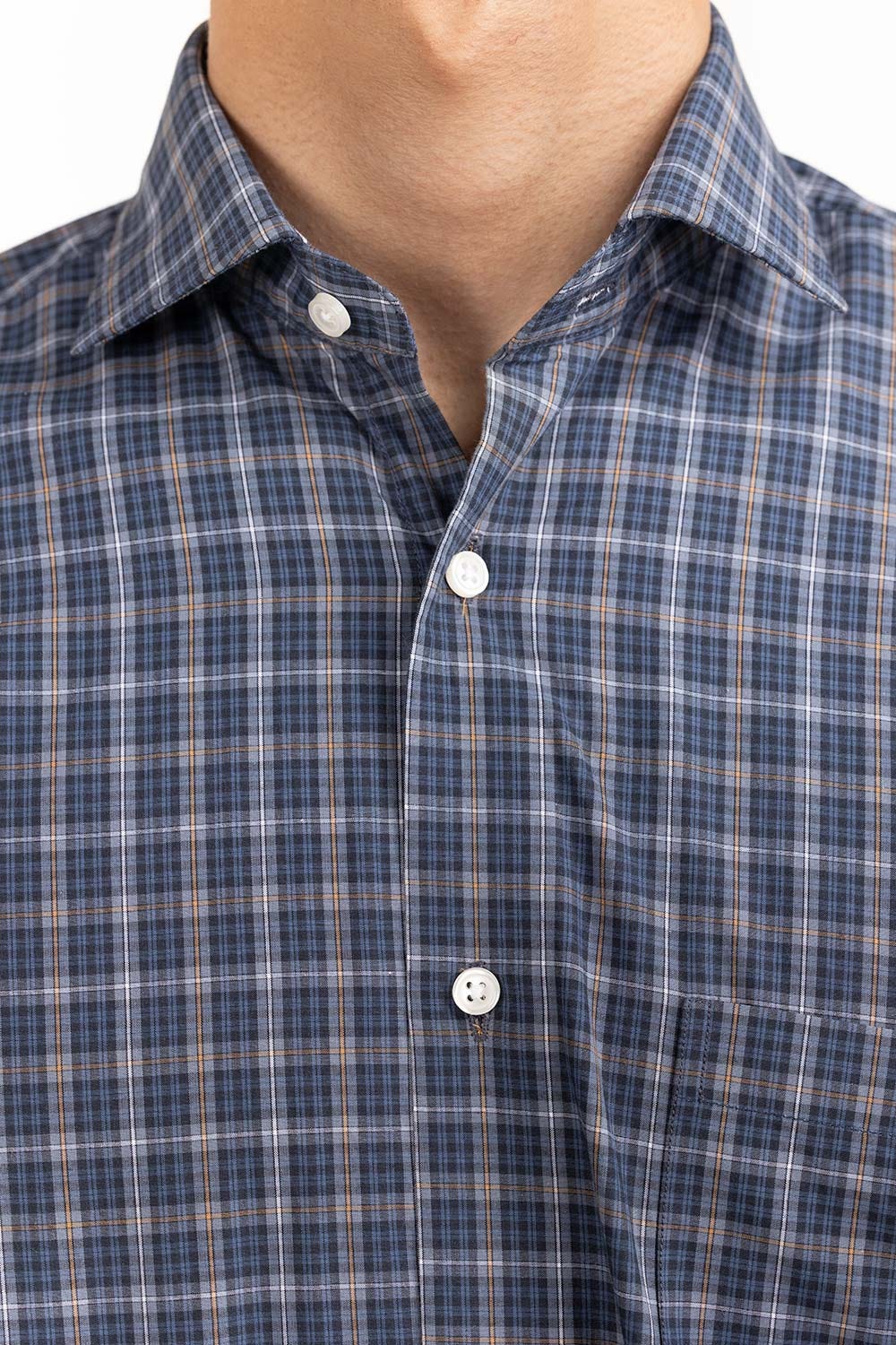 Charcoal Yarn Dyed Dress Shirt FS-YD23-004