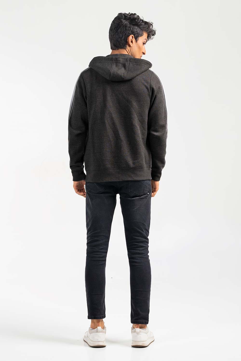 Charcoal  Zipper Hoddie JKT-HZJ-D51-03