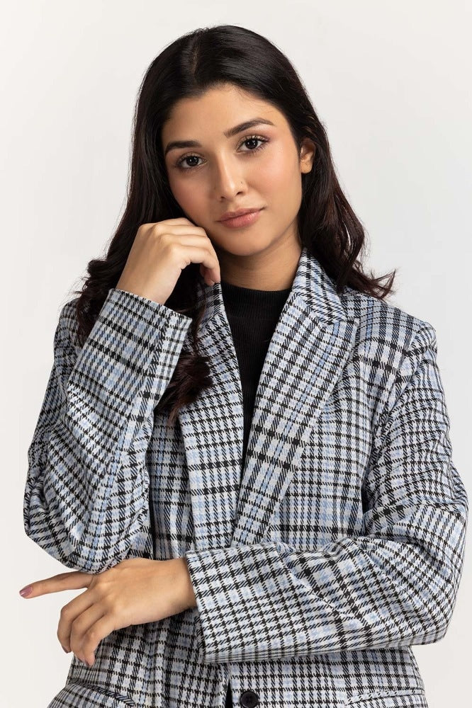 Checkered Basic Jacket WM-JKT23-122