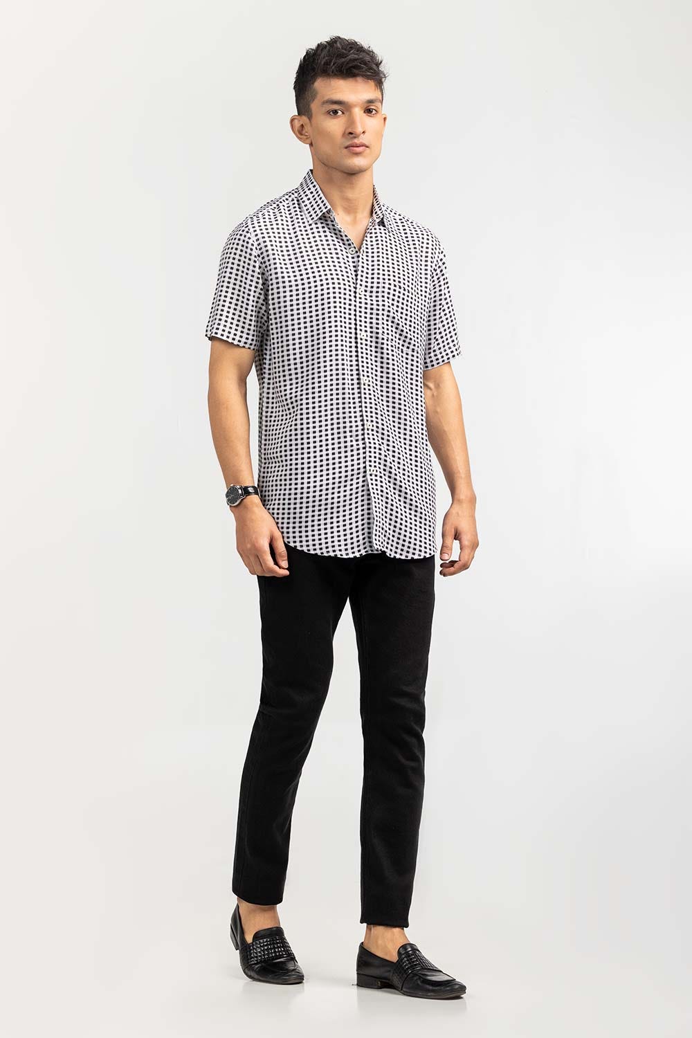 Checkered Casual Shirt HSS-YD22-006