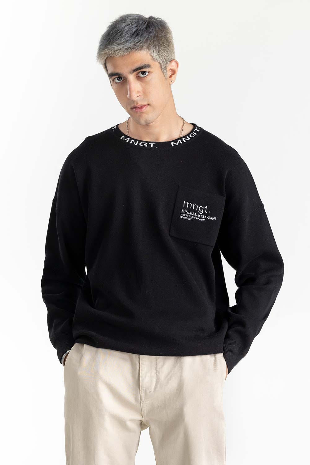 Chest Pocket Sweater 224-111-053