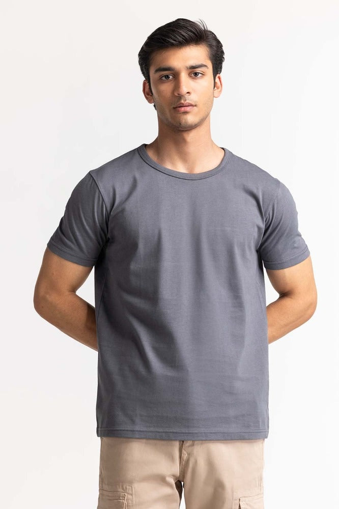 Cloud Grey Comfort Tee TS-CNSJ24-054