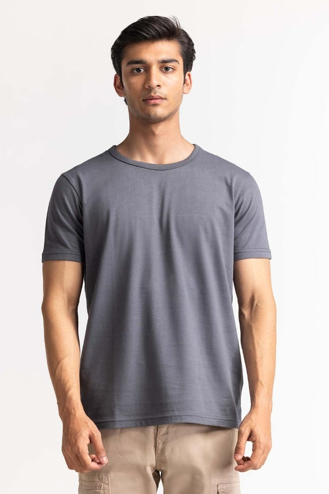 Cloud Grey Comfort Tee TS-CNSJ24-054