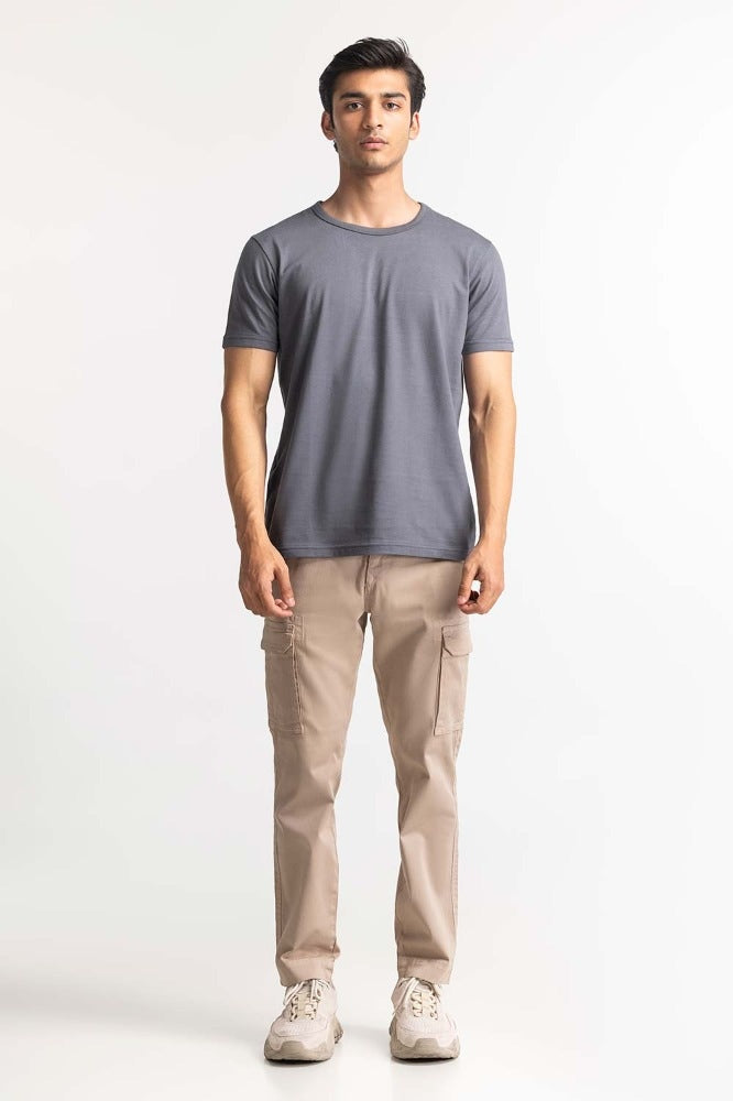 Cloud Grey Comfort Tee TS-CNSJ24-054