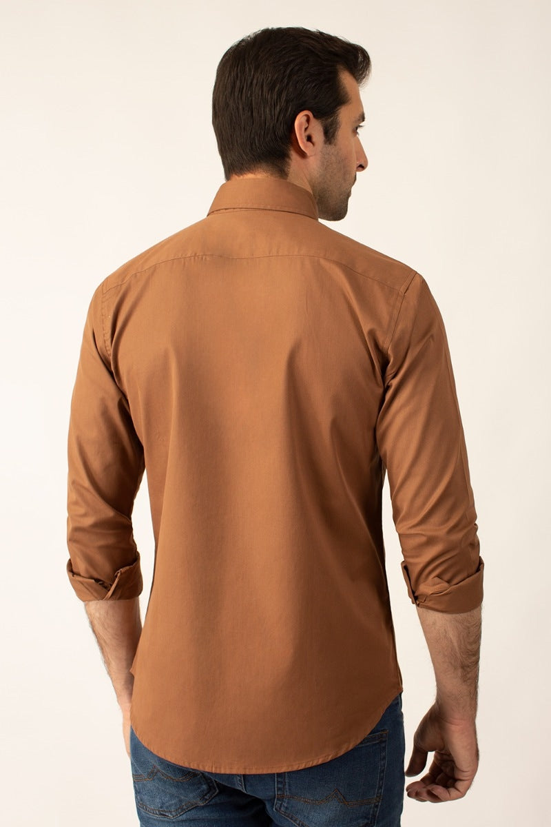 Brown Twill Shirt CM-PD-449 CS