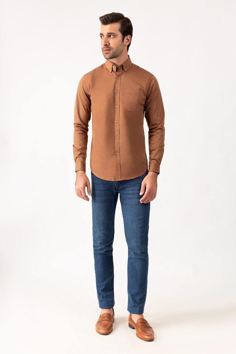 Brown Twill Shirt CM-PD-449 CS